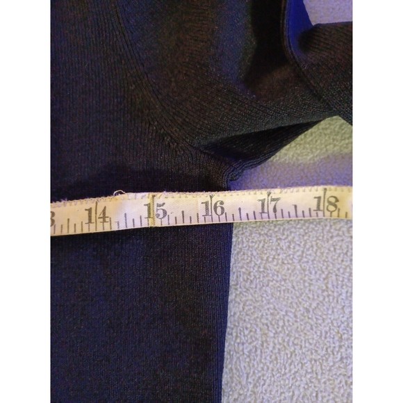 Trousers ETC New York Nylon/Rayon black knit top with beaded rope small - Picture 5 of 7